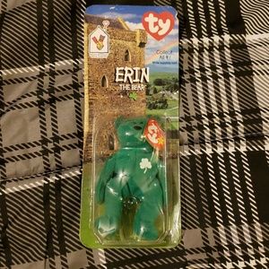 (ERIN THE BEAR) ORIGINAL BEANIE BABY